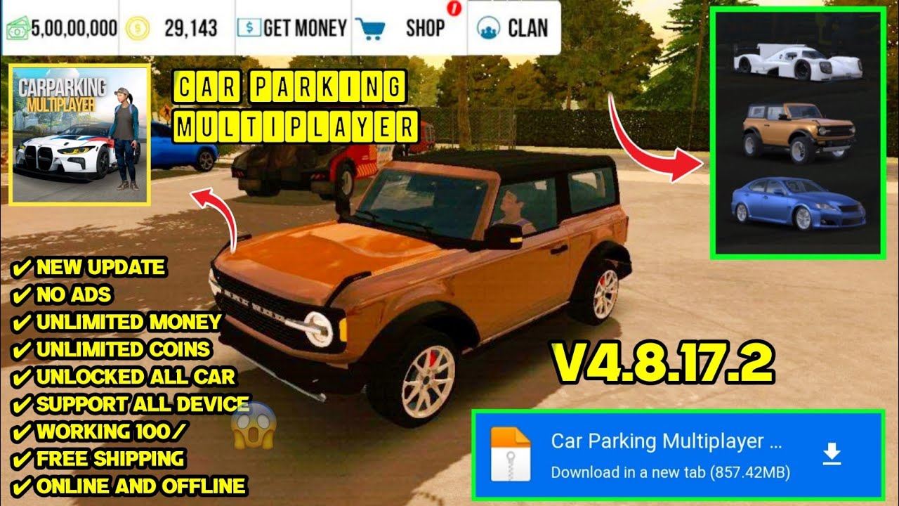 Update Car Parking Multiplayer v4.8.17.2 Mod Apk Terbaru 2024 - YouTube
