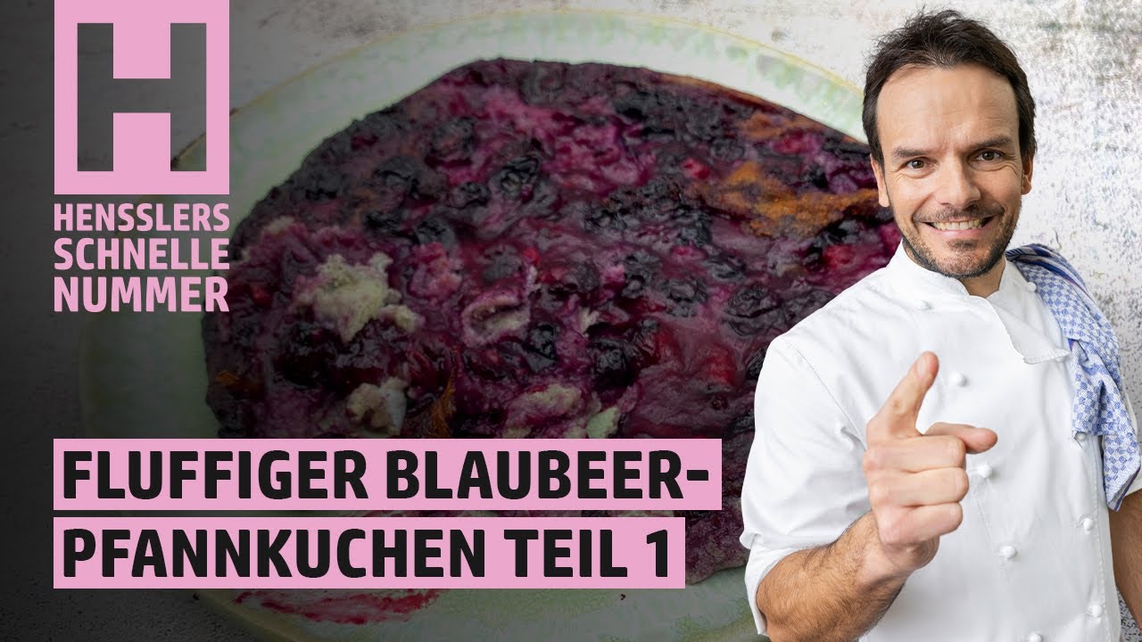Schnelles Der fluffigste Blaubeerpfannkuchen der Welt Teil 1 Rezept von ...