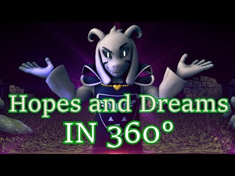 [SFM Undertale] Umutlar ve Hayaller 360°  (360 derece savaş) Asriel Dremmur