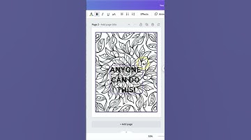 How to Make Coloring Pages in Canva. Subscribe for full video. #coloringpages #canva