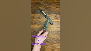 Frame Lock Vs Liner Lock #framelock #linerlock #bestknife #edc #edcknife #edcgear #edcknives #Vs