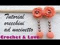 Tutorial orecchini ad uncinetto con perline (sub. Espanol)