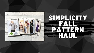 Simplicity Fall Pattern Haul