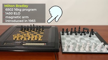 Milton Bradley Grandmaster Chess Robot vs. DGT Centaur
