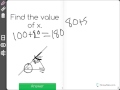 Angle Relationships and Linear Equations
