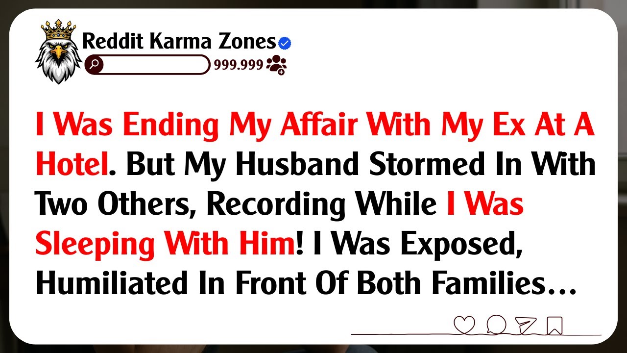 I Was Ending My Affair With My Ex At A Hotel. But My Husband Stormed In With Two Others, Recording..
