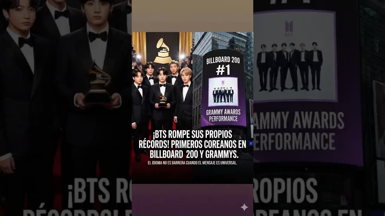 🌍 ¡IMPARABLES! BTS Rompe Barreras y Hace Historia en la Música 🏆✨