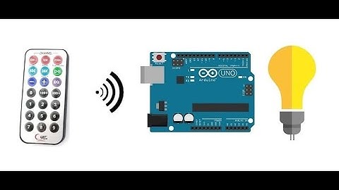 Light up a lamp connected to Arduino UNO by remote control