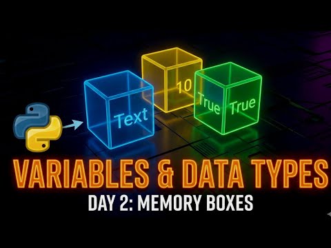 How Python Remembers Data ? Variables and Types Explained 