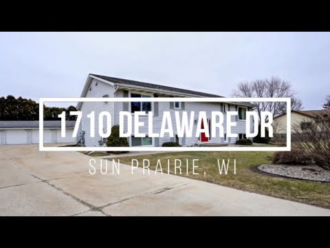 1710 Delaware Dr, Sun Prairie, WI home video tour