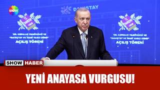 Erdoğandan Yeni Anayasa Mesajı