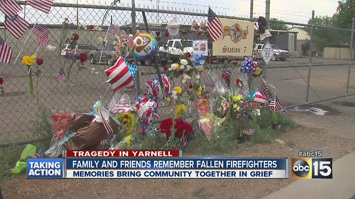 Friends and family remember fallen firefighters