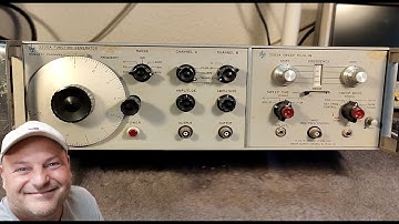 HP 3300A function generator 3305A sweep plug-in 1969 100khz