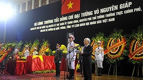 Quốc Tang Đại Tướng Võ Nguyên Giáp