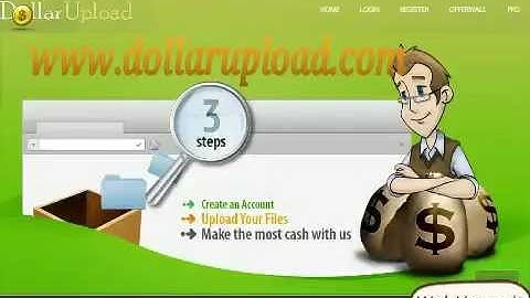 Easy way to earn money just by uploading, storing and sharing your files online with Dollarupload