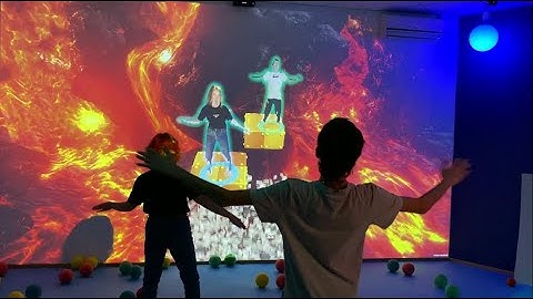 Interactive Virtual Reality Game Package on the interactive wall