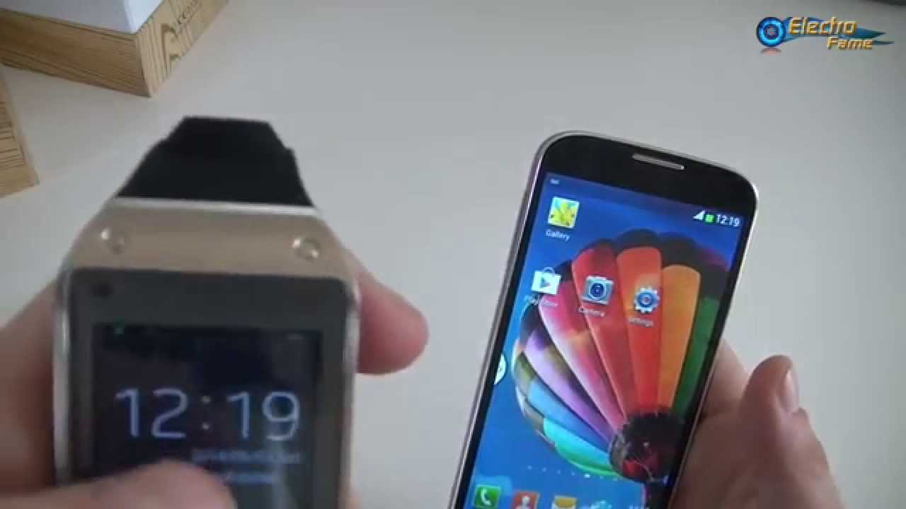 Star E2602 SmartWatch Clone Samsung Galaxy Gear: Unboxing and Review / Test - ElectroFame