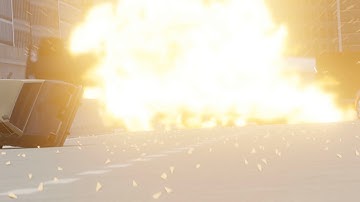 Blender explosion animation test