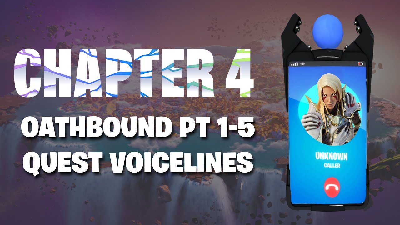ALL Fortnite OATHBOUND Quest Voicelines Audio (With Subtitles) | Ch4 Season 1 Storyline