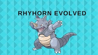 What does Rhyhorn evolve into brick bronze?