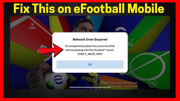 Fix Network Error Occurred In eFootball 2026 Mobile