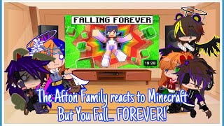 The Afton Family Reacts To Minecraft But You Fall Forever