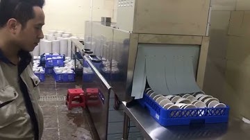 Máy rửa bát bằng chuyền Ozti đến từ châu Âu - Hướng dẫn sử dụng