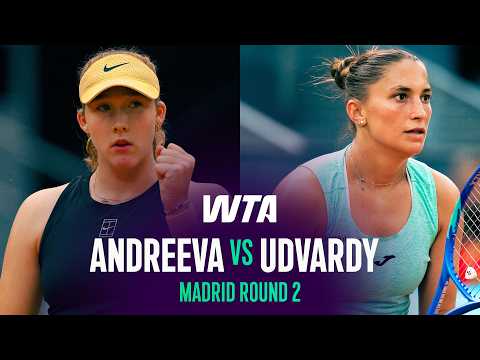 Mirra Andreeva vs. Panna Udvardy | 2026 Madrid Round 2 | WTA Match Highlights

Watch the Match Highlights from Mirra Andreeva vs. Panna Udvardy, 04/23/2026

Subscribe to the WTA on YouTube: http://www.

#Mirra #Andreeva #Panna #Udvardy #2026