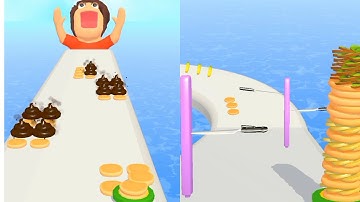Pancake Run Game Ios Android Gameplay Walkthrough #3