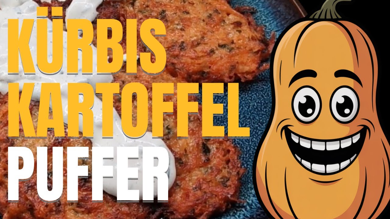 Kürbis-Kartoffel-Puffer 🎃 | Knusprig, einfach & unglaublich lecker!