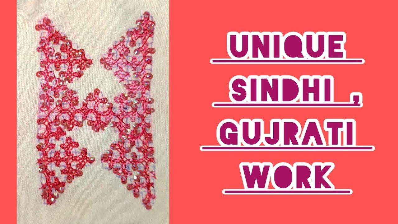 Unique Sindhi, gujrati work😍