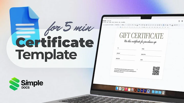 How to Design a Simple Gift Certificate in Google Docs — Printable & Free Template Included