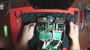 Taranis throttle spring adjustment and ratcheting throttle removal