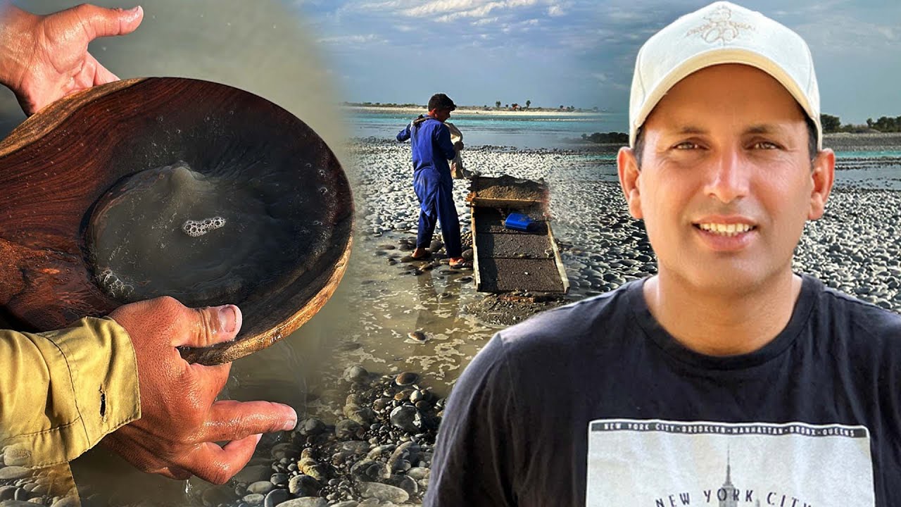 How to Pan Gold from River Sand | Discovering Gold in Riverbeds | Nature’s Hidden Wealth