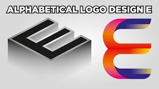 Coreldraw Tutorial | Alphabetical Logo Design E