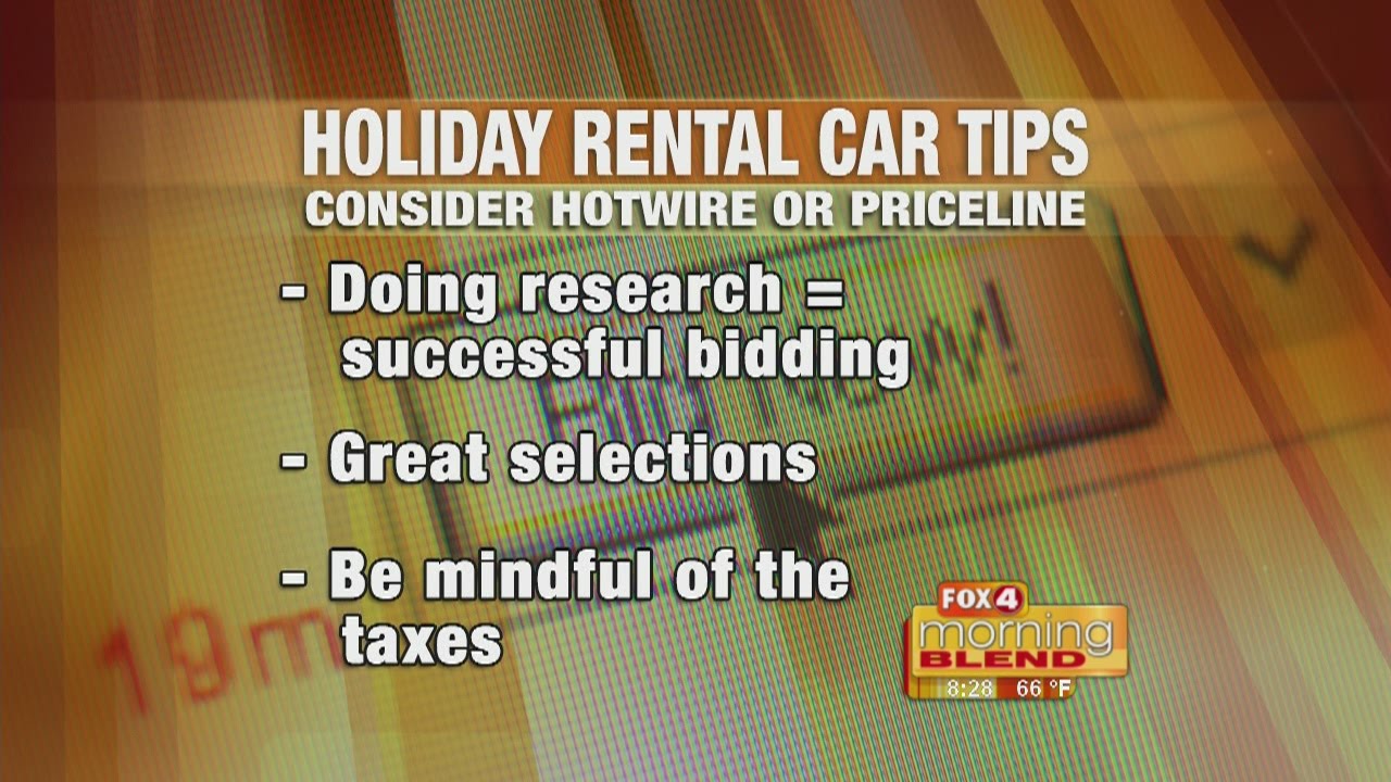 Rental Car Tips 11/15/16 YouTube