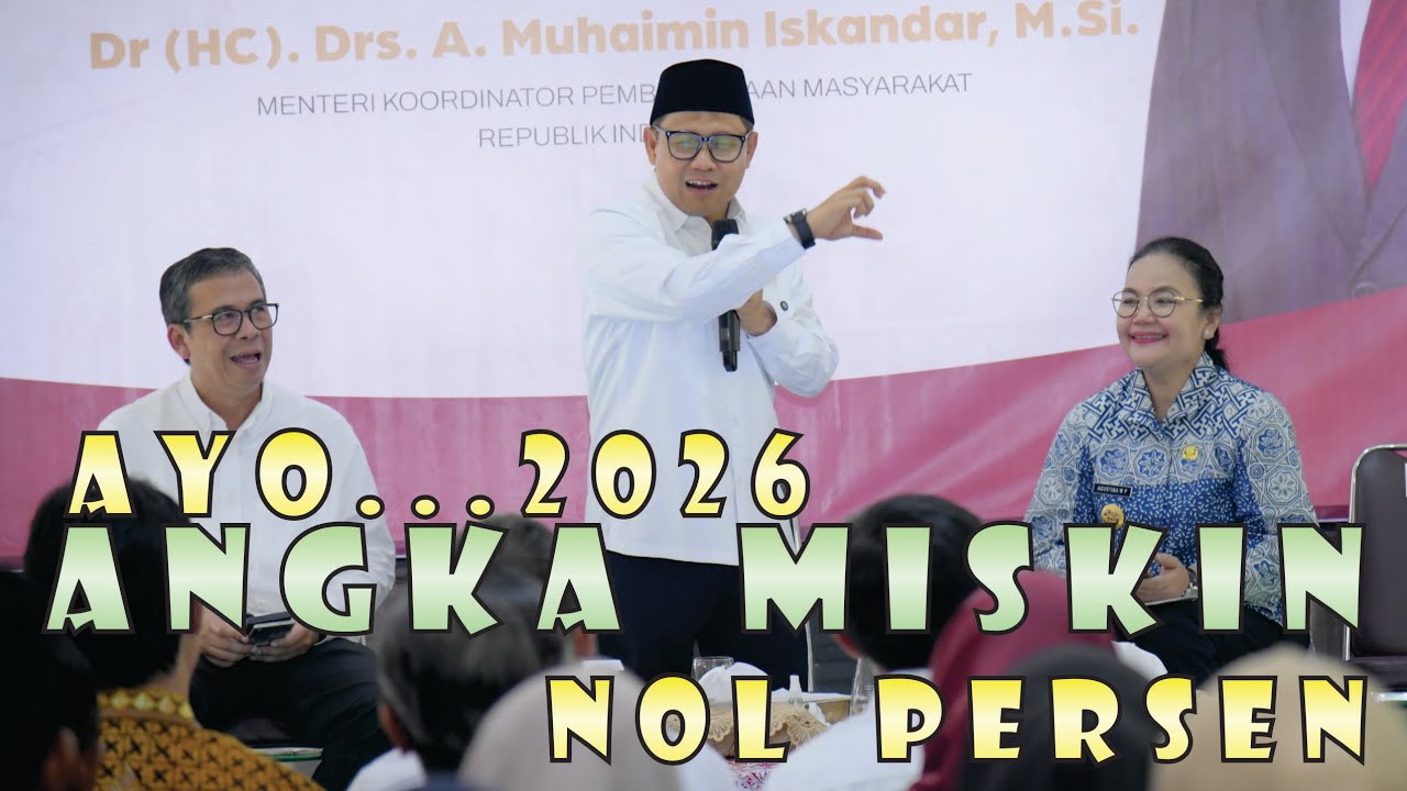 Cak Imin Akan Turunkan Angka Kemiskinan Nol Persen