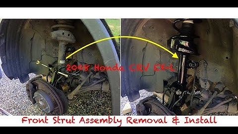 2008 Honda CRV E-XL: Remove/Install Front Strut Assembly