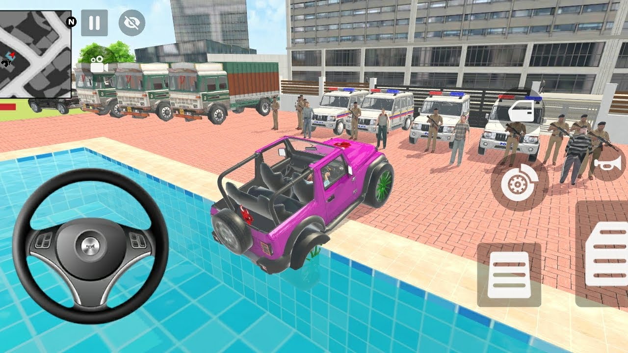 Thar modified Police Car Truck 🔥🔥🔥😱😱😱😈😈😈 open world Gangster life 