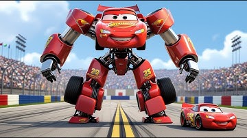 Robot McQueen vs Megatron Warrior — The Ultimate Battle War Begins! 🔥💥