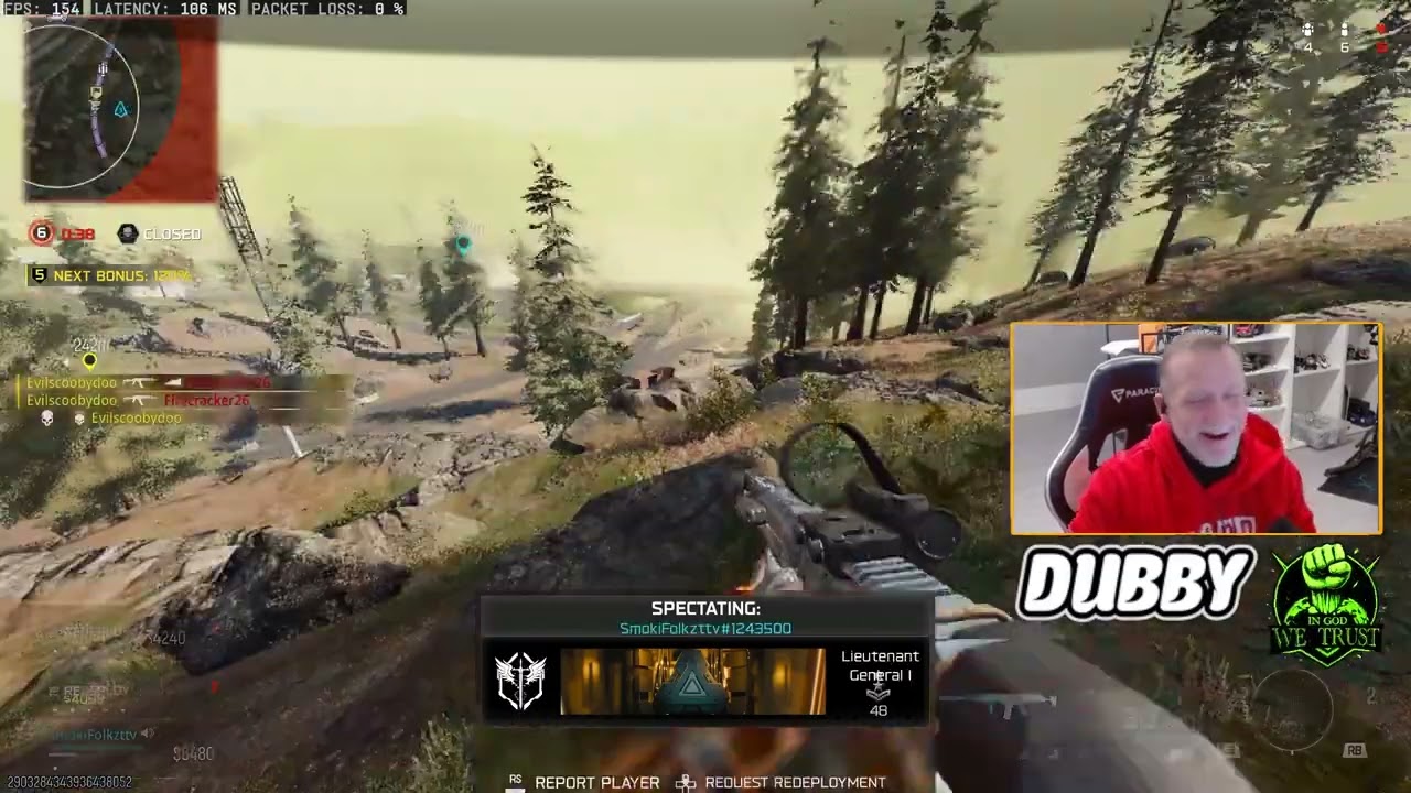 Killer train in Warzone