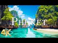 FLYING OVER PHUKET (4K UHD) - Relaxing Music Along With Beautiful Nature Videos - 4K Video HD