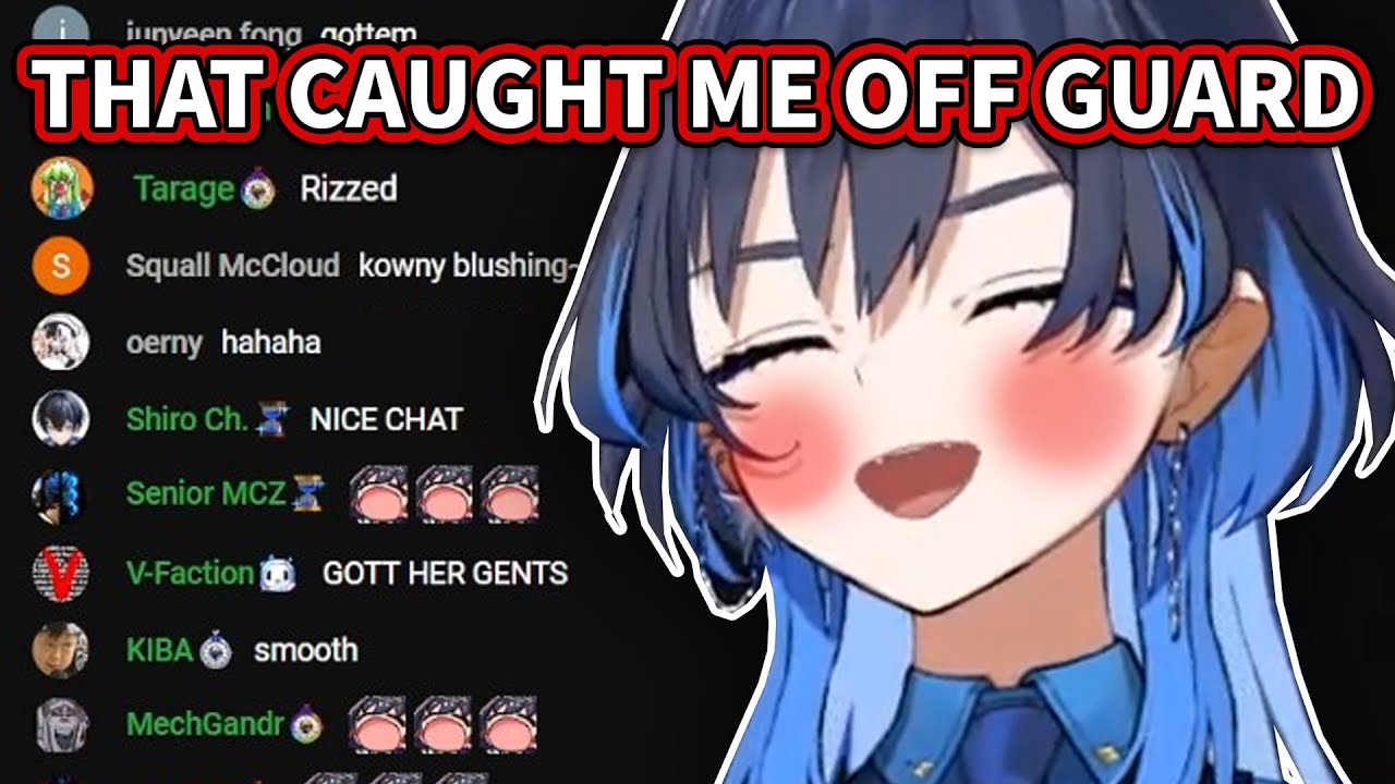 Chat Successfully Rizzed Kronii and Made Her Blush
