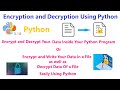 Pickle module python  encryption and decryption of data in a file easily explained using python