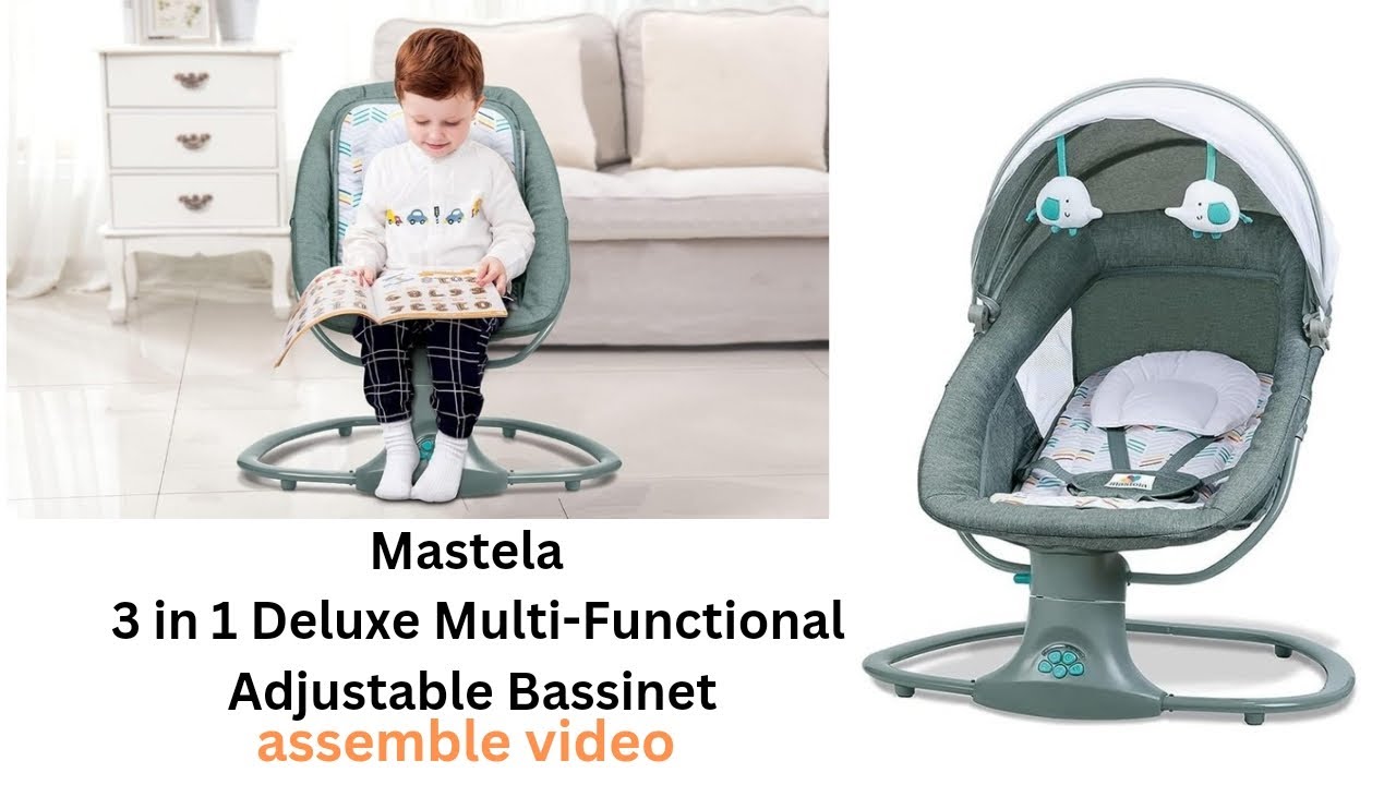 Mastela 3 in 1 Deluxe Multi-Functional Adjustable Bassinet