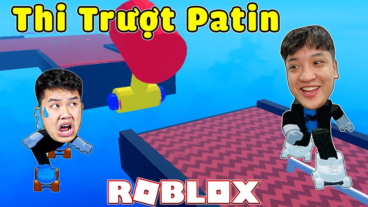 Bun Cùng Team bqThanh Thi Trượt Patin Vượt Thử Thách Nhưng Dùng Nhân Vật Không Xương !!!