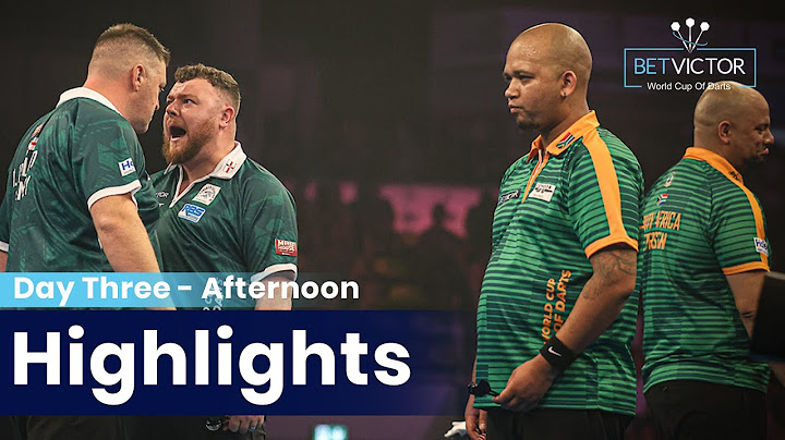 FIERY AFFAIR! 👀 Day Three Afternoon Highlights - 2025 BetVictor World Cup of Darts