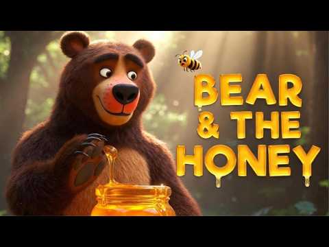 The Bear and the Honey | Fun Animated Story for Kids | English stories for kids