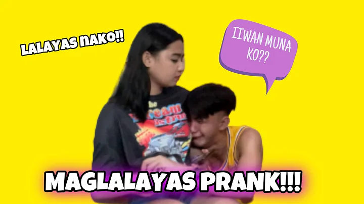 MAGLALAYAS PRANK (Umiyak si Gerard ng malala)