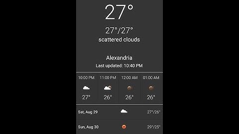 Weather Forecast (Android)